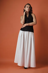 Flared Maxi Skirt